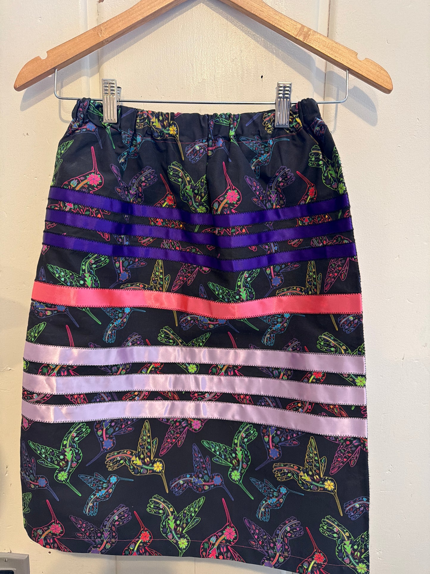 Hummingbird ribbon skirt