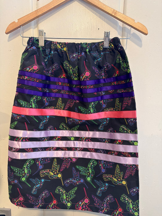 Hummingbird ribbon skirt