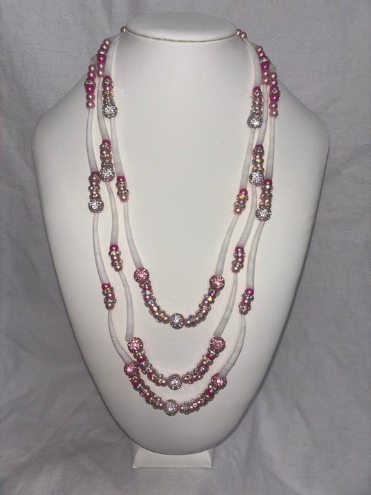 3 Tier Dentalium Necklace