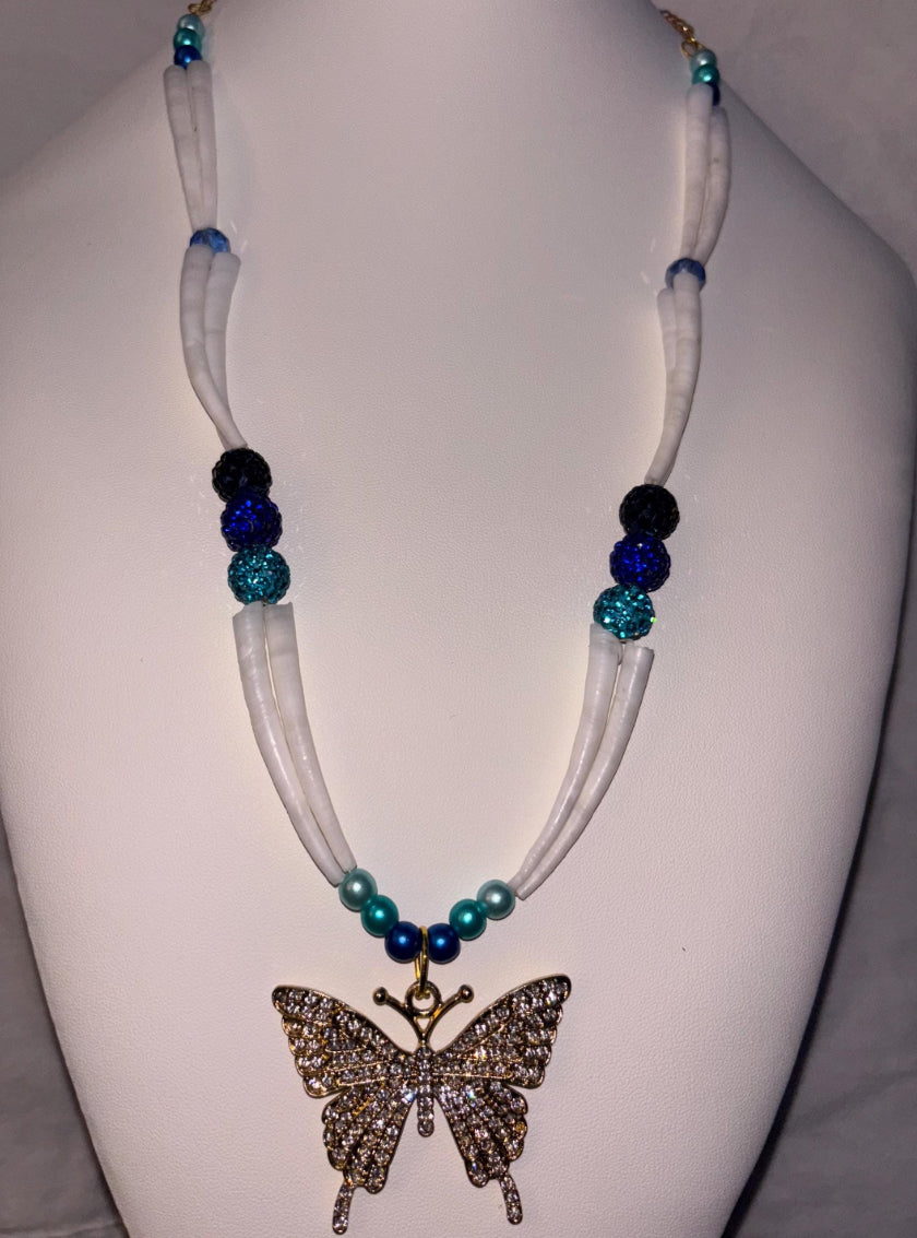 Ocean butterfly necklace