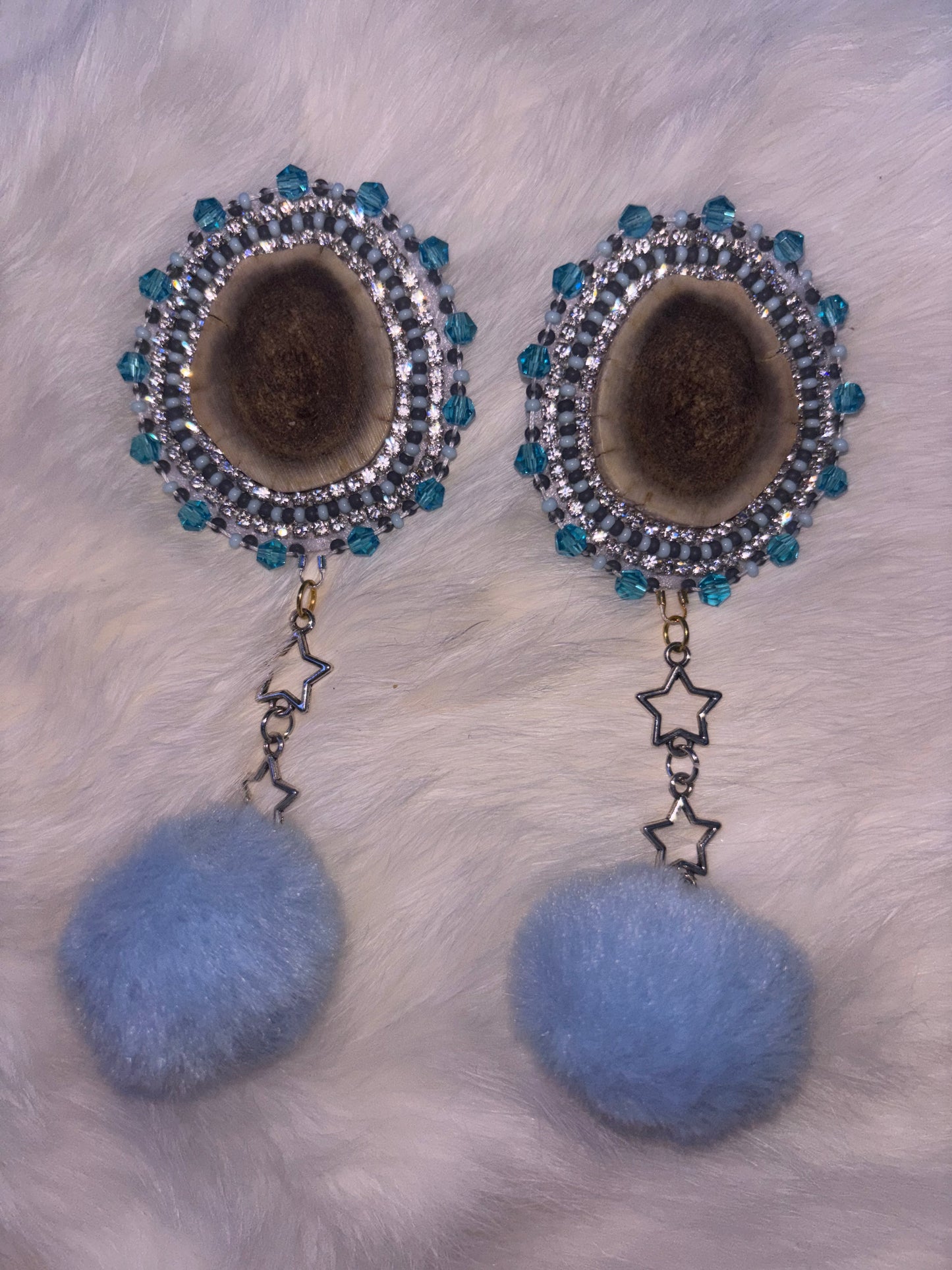 Antler earrings