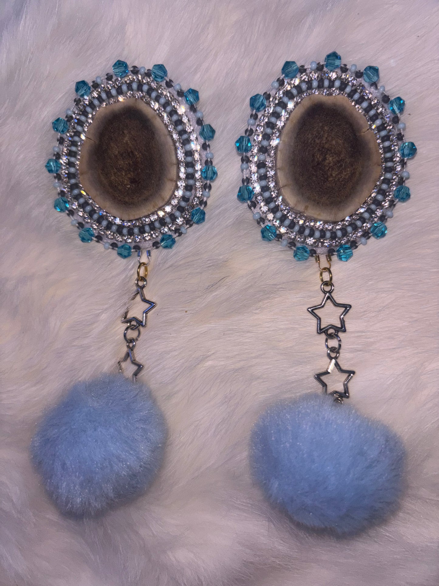 Antler earrings