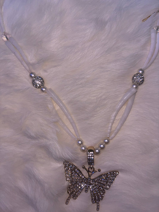 Peaceful butterfly necklace