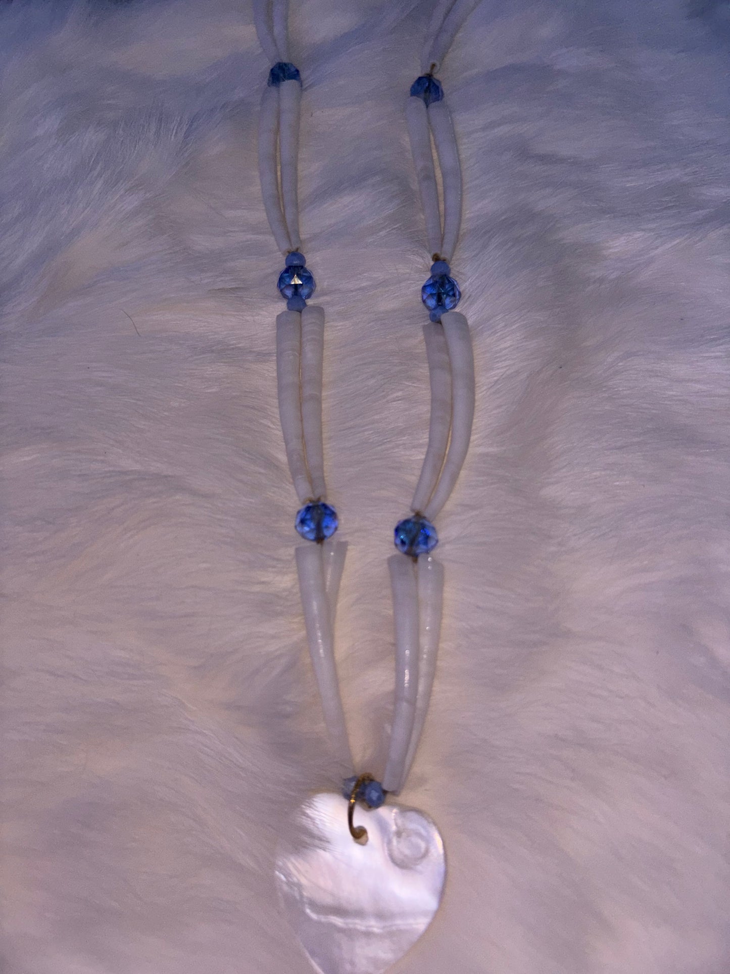 Mother of pearl heart necklace